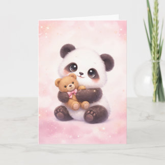 Kawaii Animal Love Card Kaart