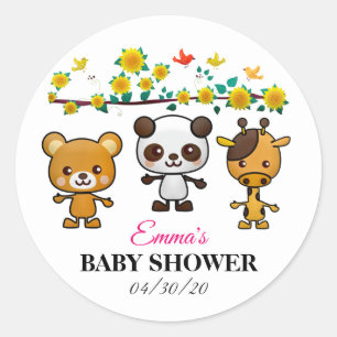 Kawaii Animals Baby shower_GC - Sticker