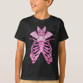 Kawaii Anime Animal Pastel Gothic Bat T-shirt (Voorkant)