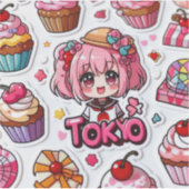 Kawaii Anime Art Japanese Pop Culture  Sticker (Voorkant)