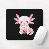 Kawaii Anime Axolotl Boba Muismat (Met muis)