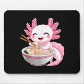Kawaii Anime Axolotl Ramen  Muismat (Voorkant)