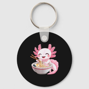 Kawaii Anime Axolotl Ramen Sleutelhanger