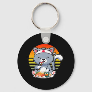 Kawaii Anime Cat Otaku Japanese Sushi Gift Girls K Sleutelhanger