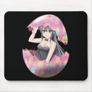 Kawaii Anime Girl Bunny Egg Cute Waifu East Muismat
