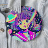 Kawaii Anime Girl Button (In situ)