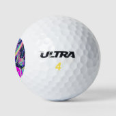 Kawaii Anime Girl Golf Balls Golfballen (Logo)