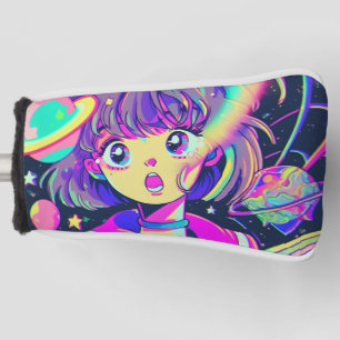 Kawaii Anime Girl Golf Head Hoesje Golfheadcover