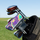 Kawaii Anime Girl Golf Head Hoesje Golfheadcover (Insitu)