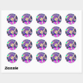 Kawaii Anime Girl in Space Sticker (Vel)