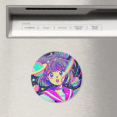 Kawaii Anime Girl Magnet (Insitu (Vaatwasser))