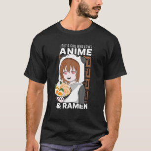 Kawaii Anime Girl Panda Lover Ramen Lover Otaku T-shirt