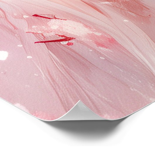 Kawaii Anime Girl Poster (Hoek)