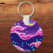 Kawaii Anime Girl Sleutelhanger (Achterkant)