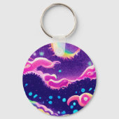 Kawaii Anime Girl Sleutelhanger (Achterkant)