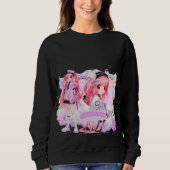 Kawaii Anime Girl Sweatshirt (Voorkant)