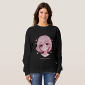 Kawaii Anime Girl Valentine Sweatshirt (Voorkant volledig)