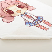 kawaii,anime,girl,wie houdt,schetsen, sherpa deken (3/4)