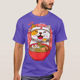 Kawaii Anime Japanse katramen T-shirt
