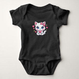 Kawaii Anime Kat met Hartje Romper