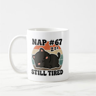 Kawaii Anime Kat NAP 67 Citaat 6 7 Meme Grafische Koffiemok