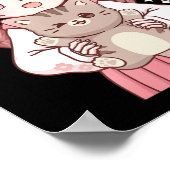 Kawaii Anime Kawaii Cat Lover Otaku Poster (Hoek)