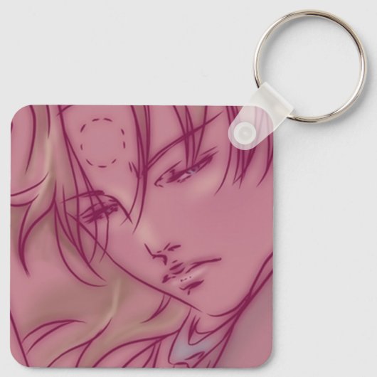 Kawaii Anime Keychain (Achterkant)