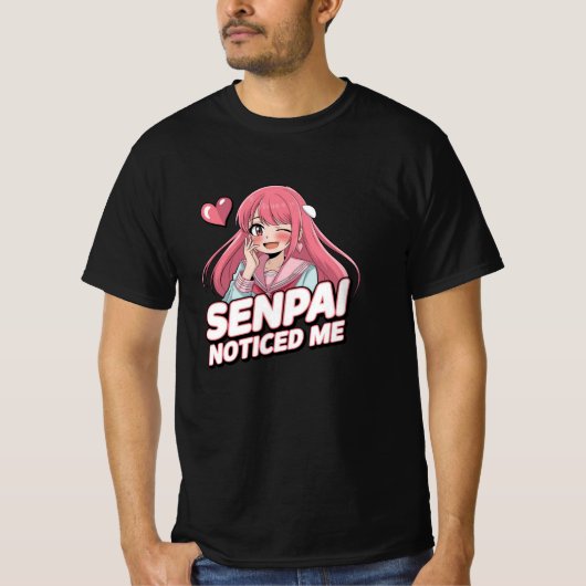 Kawaii Anime Lover Graphics voor Fans T-shirt (Voorkant)