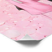 Kawaii Anime Meisje in Roze en Zwarte Jurk Perfect Poster (Hoek)