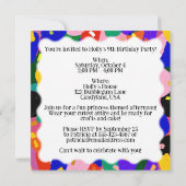 Kawaii anime meisje met pluche schepsel kaart (Achterkant)