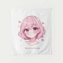 Kawaii Anime Meisje Valentijns Sweatshirt