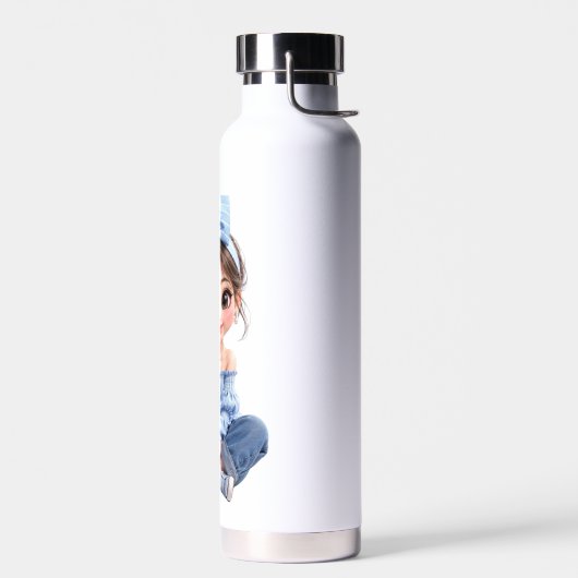 Kawaii Anime Meisje Waterfles (Links)