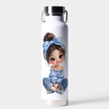 Kawaii Anime Meisje Waterfles