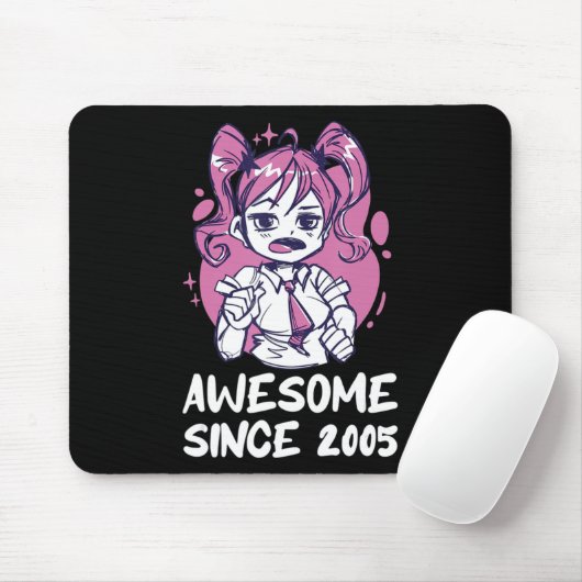 Kawaii Anime Merch the Birthday Girl Years Old Bor Muismat (Met muis)
