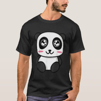 Kawaii Anime Panda Japanese Style Panda T-shirt