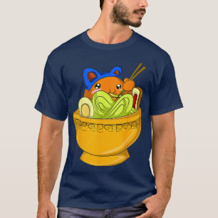 Kawaii Anime Ramen Hamster Otaku Gift T-shirt