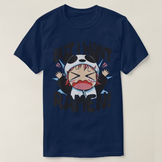 Kawaii Anime Ramen T-shirt (Design voorkant)