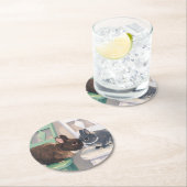 Kawaii Anime Two Bunnies Coaster Set (6) Ronde Kartonnen Onderzetter (Insitu)