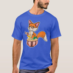 Kawaii Anime voor Ramen Noodles Japans T-shirt