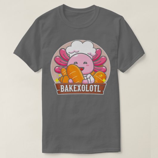 Kawaii Aolotl Pun Baker Funny Baking Bakeolot T-shirt (Design voorkant)