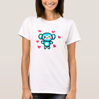 Kawaii-apen t-shirt