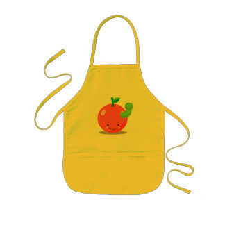 kawaii appel apron kinder schort
