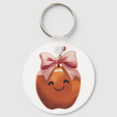 Kawaii appel cadeau sleutelhanger (Achterkant)
