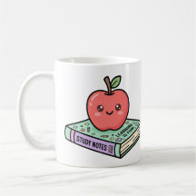 Kawaii appel op boek Cute lerarendag Gif