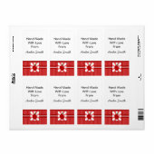 Kawaii Apple (jongen) Etiket (Full Sheet)