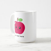 Kawaii Apple Koffiemok (Voorkant links)