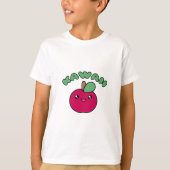 Kawaii Apple T-shirt (Voorkant)