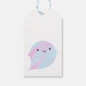 Kawaii Aquarel Ghosts (Eenhoorn) Cadeaulabel (Voorkant)