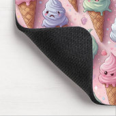 Kawaii Art Ice Cream Cones Muismat (Hoek)