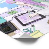 Kawaii Art Poster Print - door Nephele (Hoek)